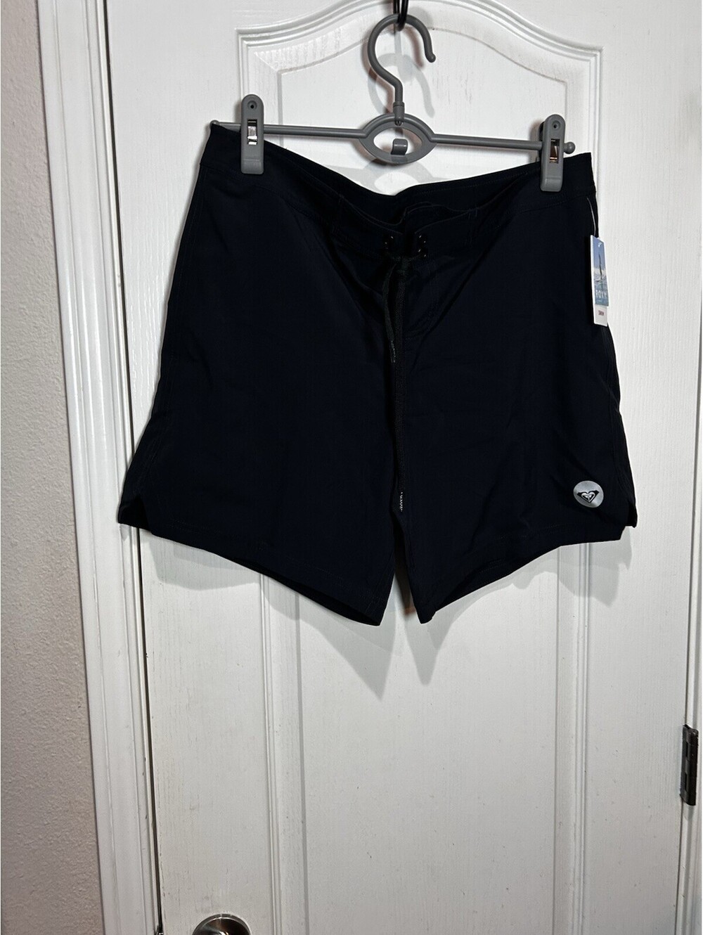 Roxy Black To Dye 7 Boardshort Swimsuit Women’s Sz M NWT Beach Ocean